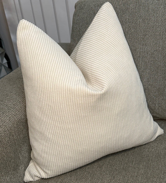 Ivory White Corduroy